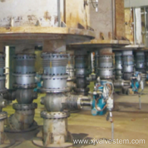 High temperature resistant industrial slurry ball valve